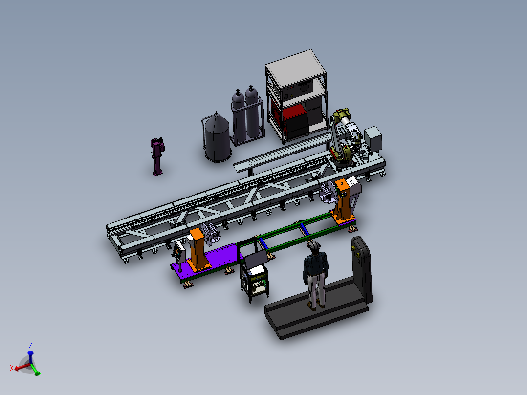 焊接机械手与变位机调试模拟sw18