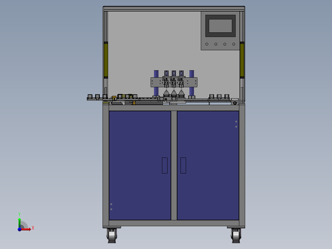 中宝磨牛设备sw18可编辑前视图