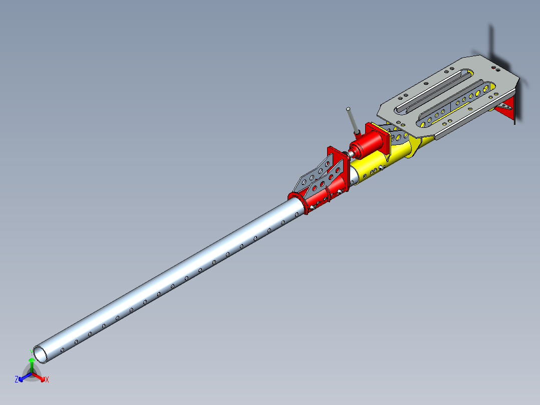<span style='color: red'>机械</span>升降机构3D<span style='color: red'>模型</span>图纸 <span style='color: red'>STP</span><span style='color: red'>格式</span>