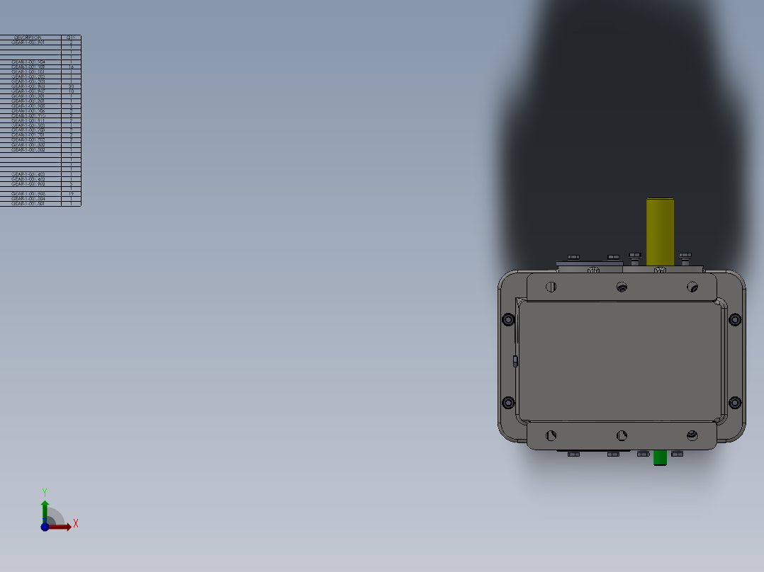ZDH-MX-002 变速箱前视图