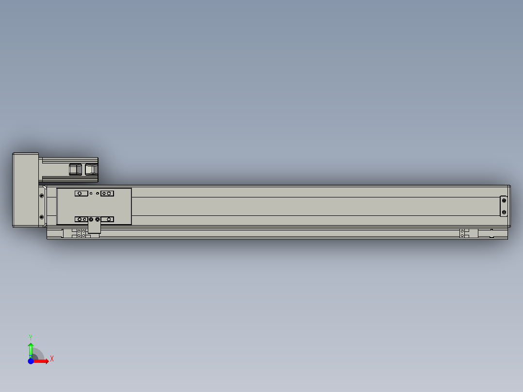 VF丝杆传动-一般环境VT6-L10-C-S560-BR-P10-D4前视图