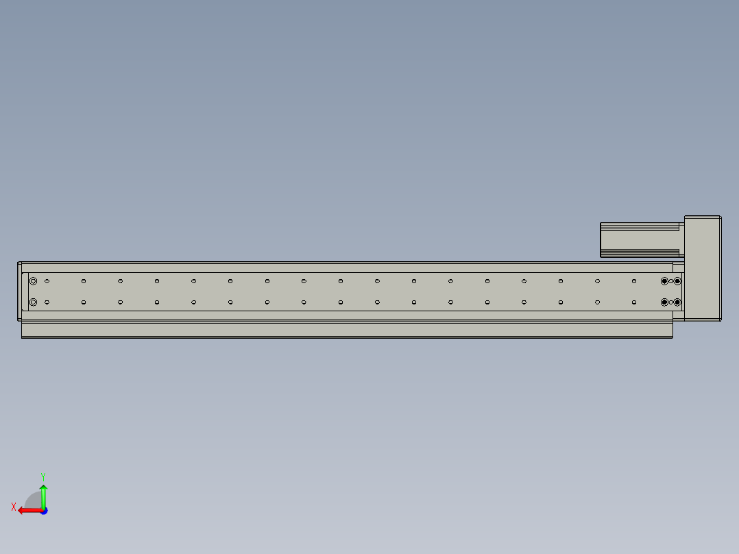 VF丝杆传动-一般环境VT6-L10-C-S560-BR-P10-D4后视图