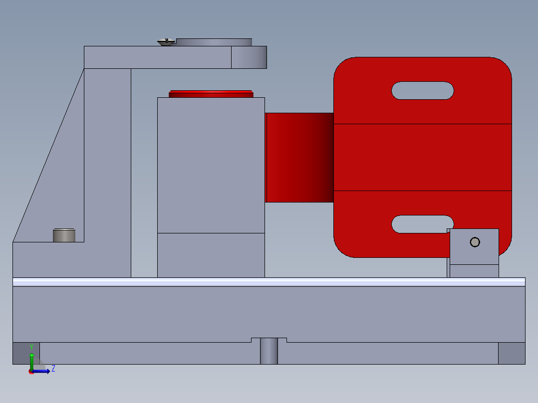 叉架零件的机械加工工艺的编制及钻20孔夹具设计含SW三维图==120571==250ku左视图