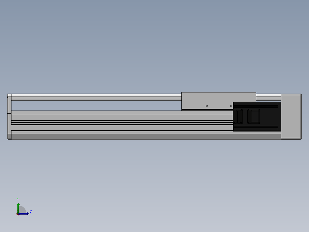 精密模组MY170-T10-300L-BR-P75B-C4-C左视图