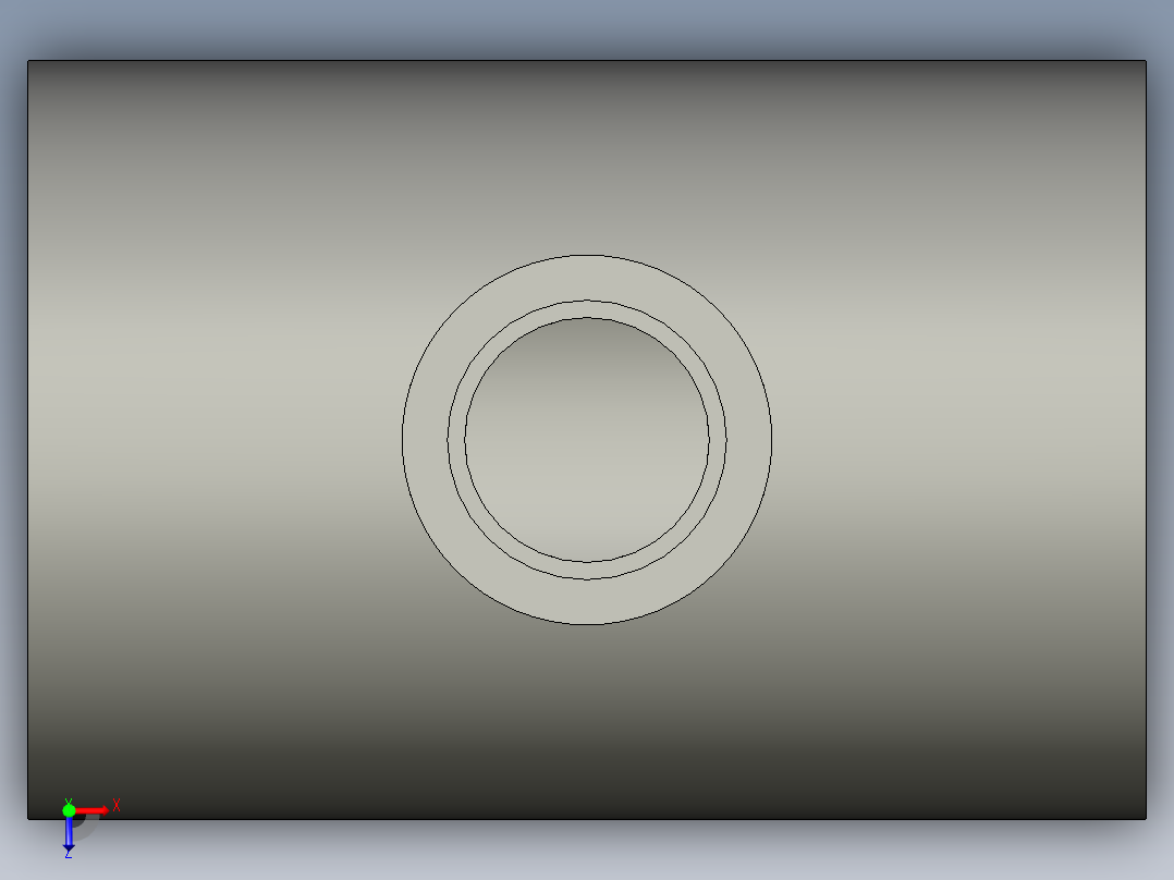 船舶管路系统SeaCor_Molded_ReducingTee_SxSxS_37J101248_2in x 0.75in俯视图