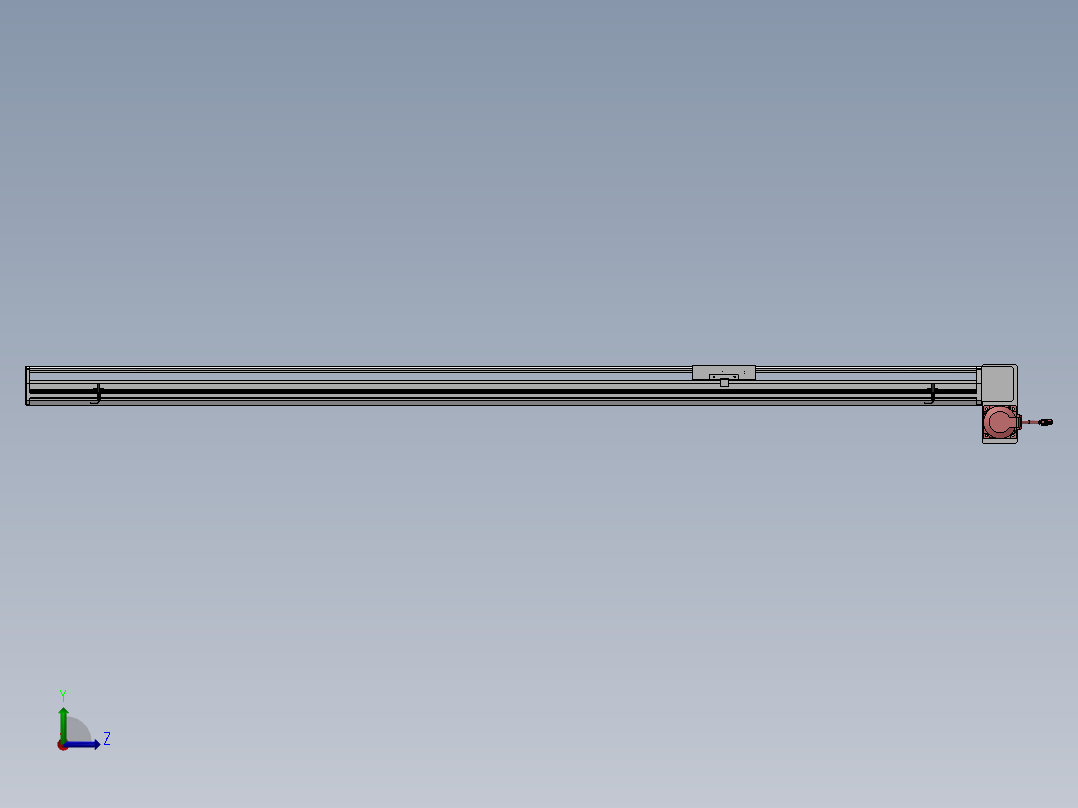 精密模组MT170-L125-2000-RD-M75-C4左视图