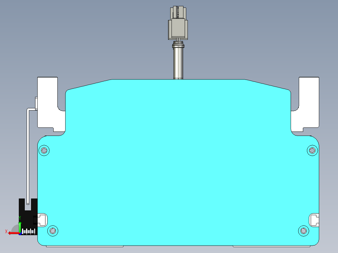 东锦丝杆传动-直线滑台模组DH210-C-L10-S50-BC-P750W-C3后视图