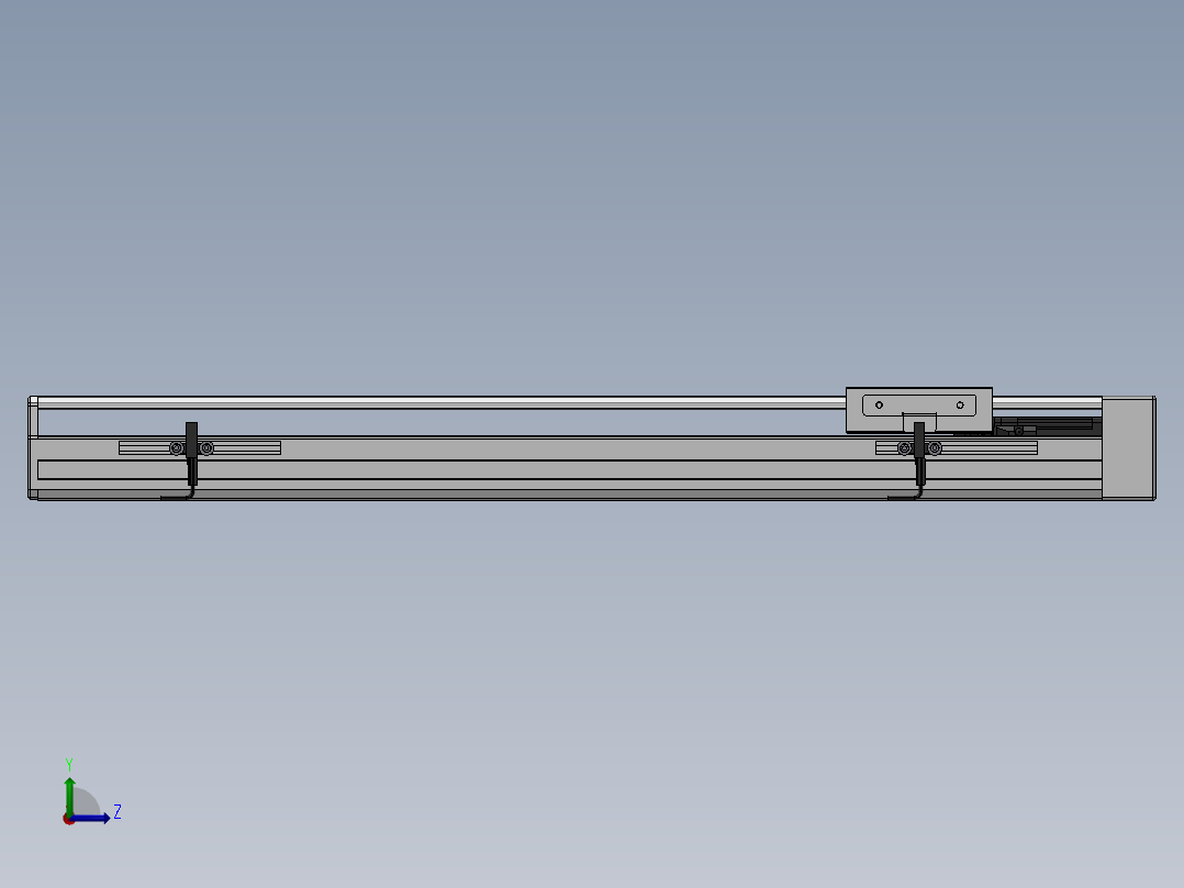 精密模组MY120-T10-450L-BL-P10B-C4-C左视图