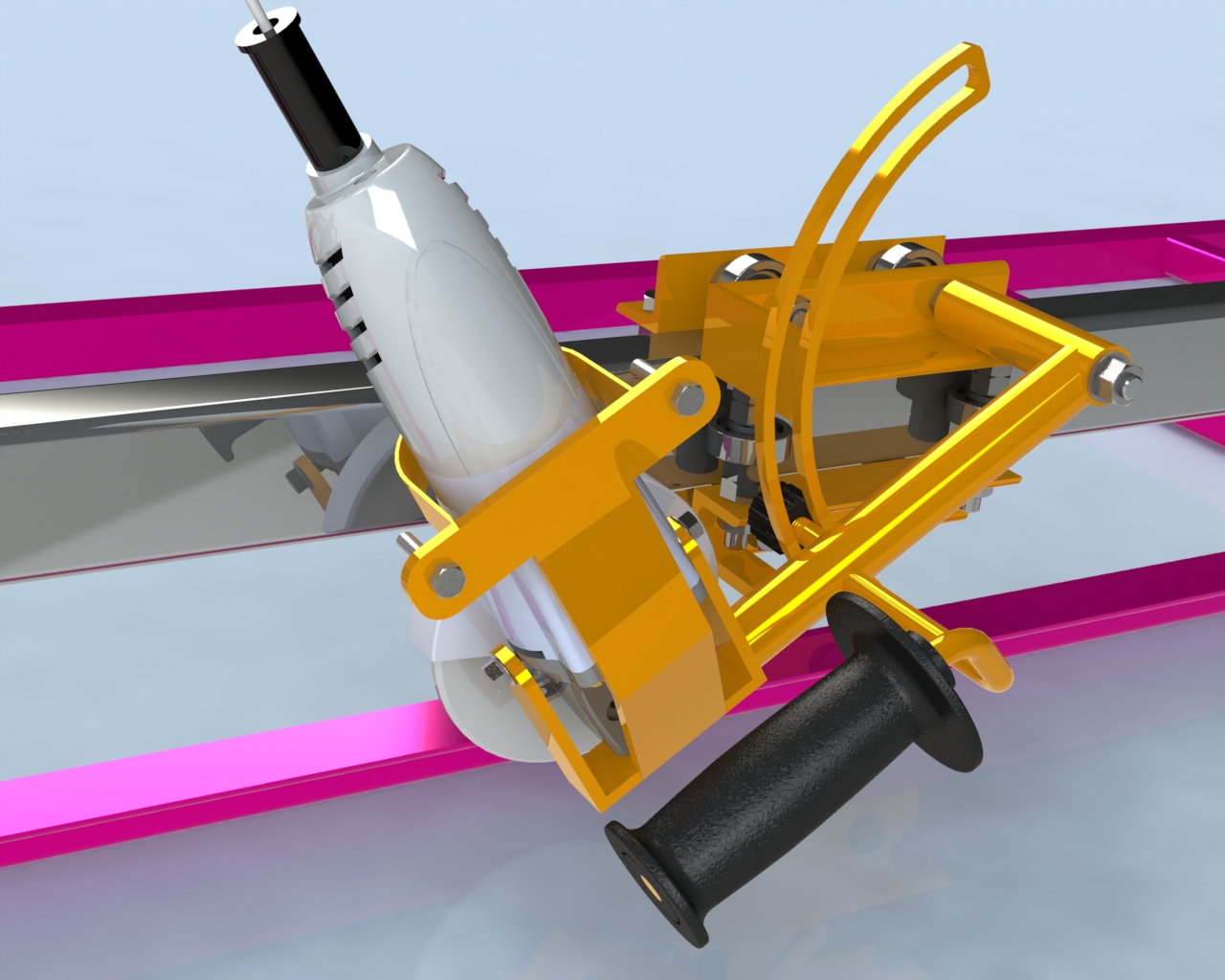 角磨机切割机支架