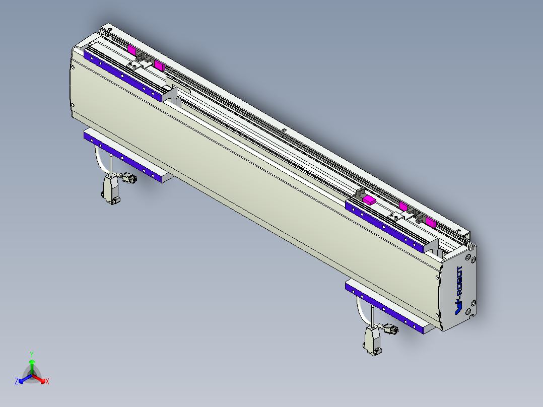 威洛博VL系列3d模型模组2VL14S2Y-S400正等轴测图