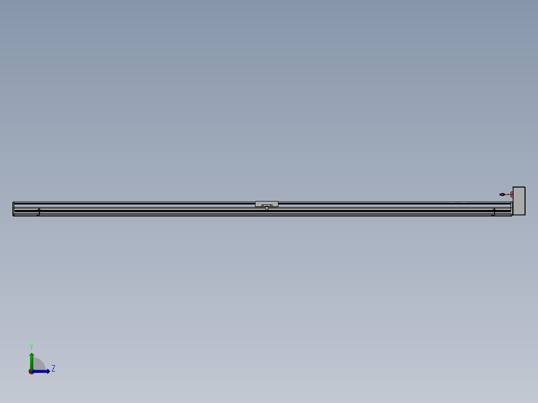 精密模组MT170-L125-3000-LU-M75-C4左视图