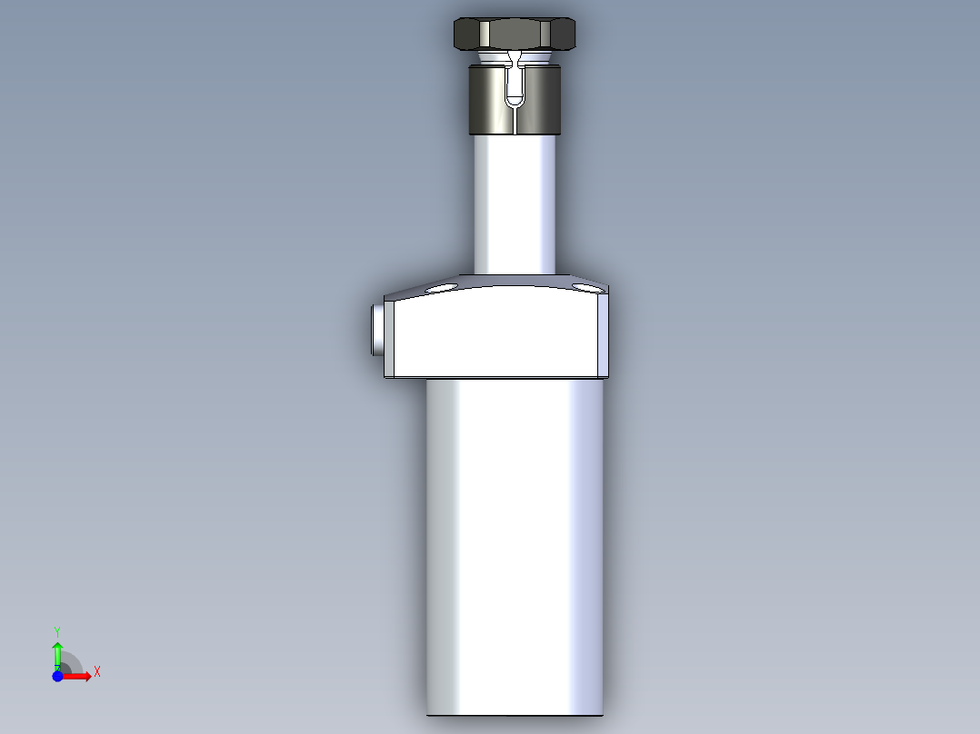KOSMEKLHA0480-CR-Q25_R01多系列多零件图纸模型前视图