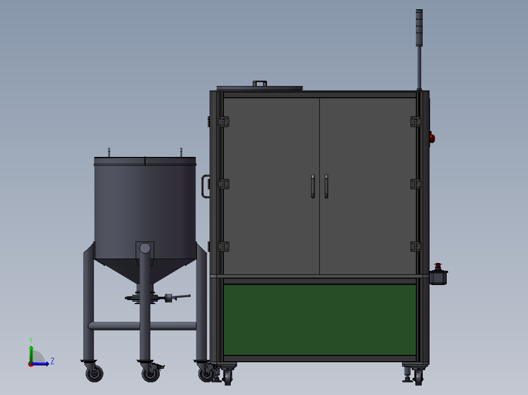 液体灌装机sw22左视图