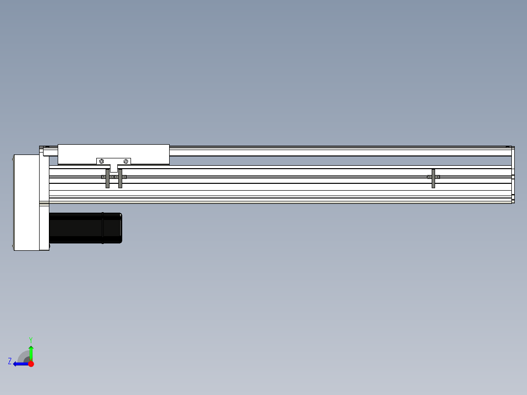 Toyo东佑达直线模组-ETH22-650-BM-400W+煞車右视图