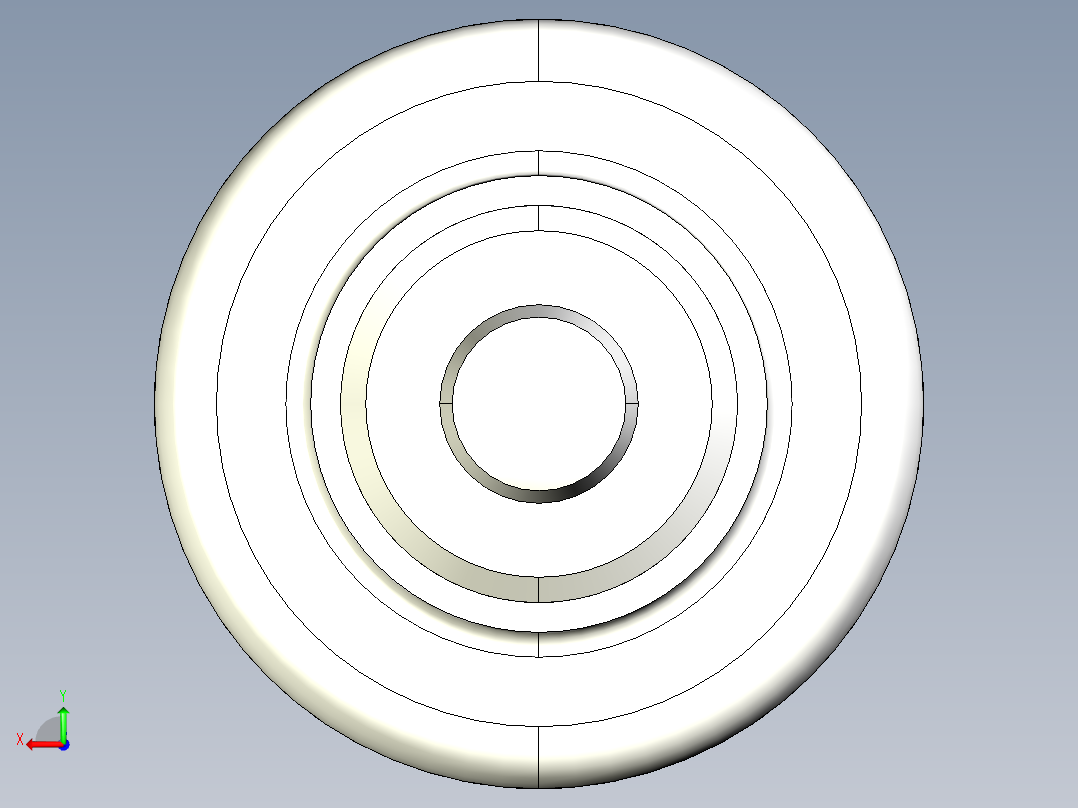 分割定位柱(無卡鎖C)2212-3D多系列多零件图纸模型后视图