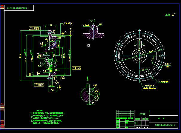 潜水排污泵CAD图纸 机械设计CAD图纸DWG图纸2D图纸