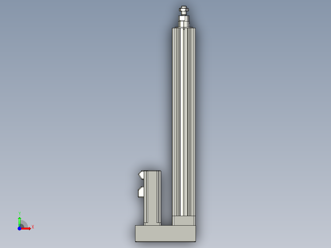 12VZ电动缸-VZ5-S300-BD前视图