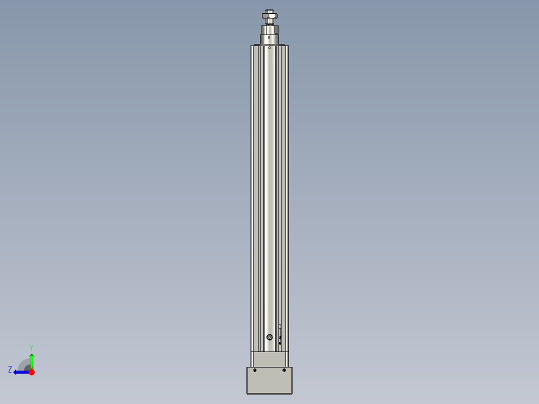 12VZ电动缸-VZ5-S300-BD右视图