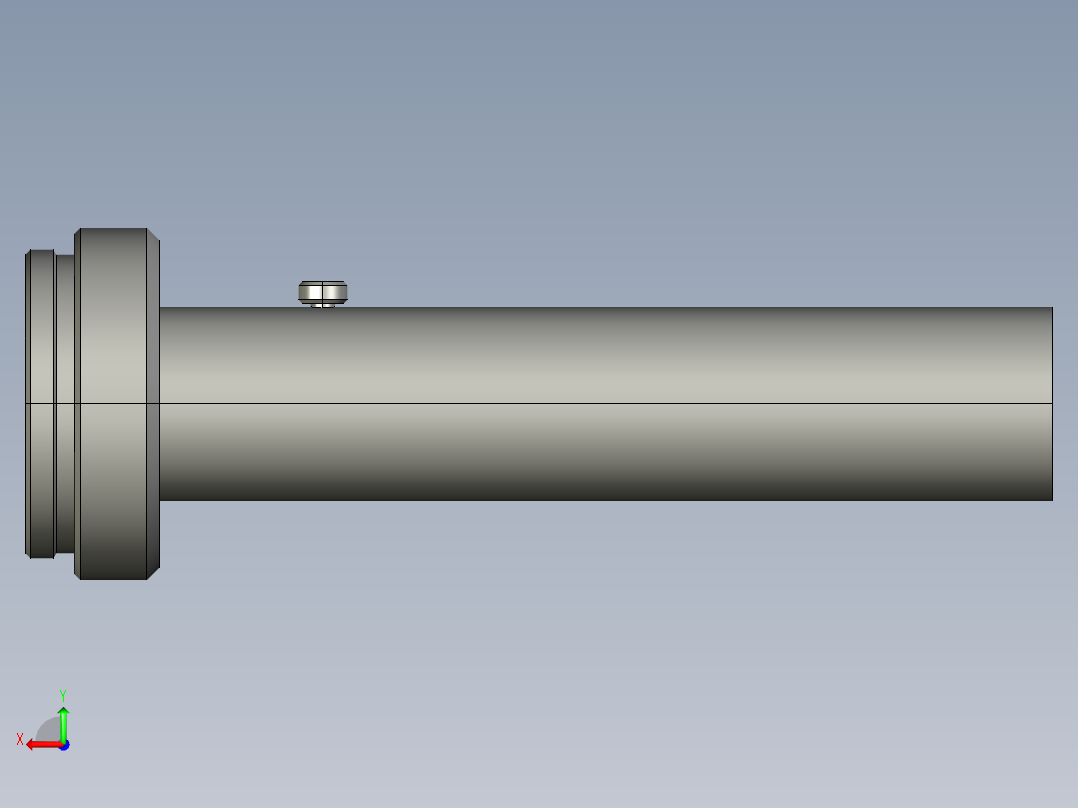 基恩士CA-LM6_kc图纸模型后视图