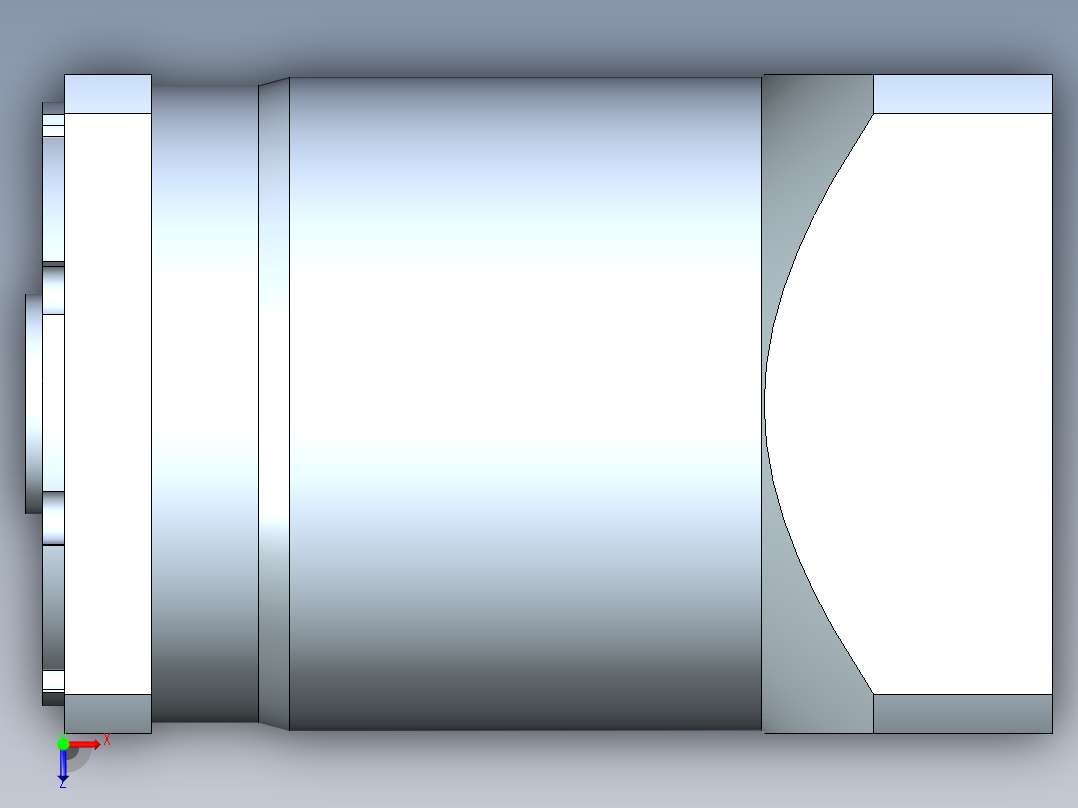 直齿孔PLF120-L2 -LC 24-110-145-M8.stp俯视图