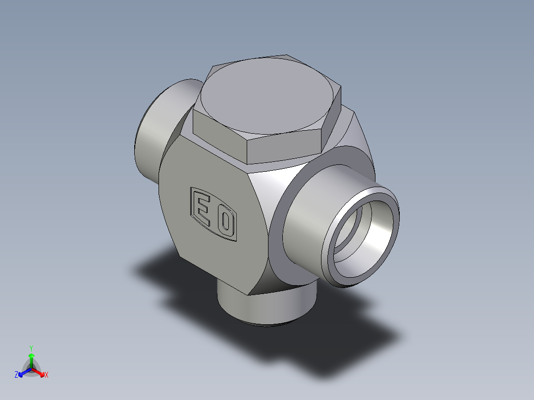卡套式工业通用硬管接头EO_High_pressure_banjo_tee_TH20SMOMDCF