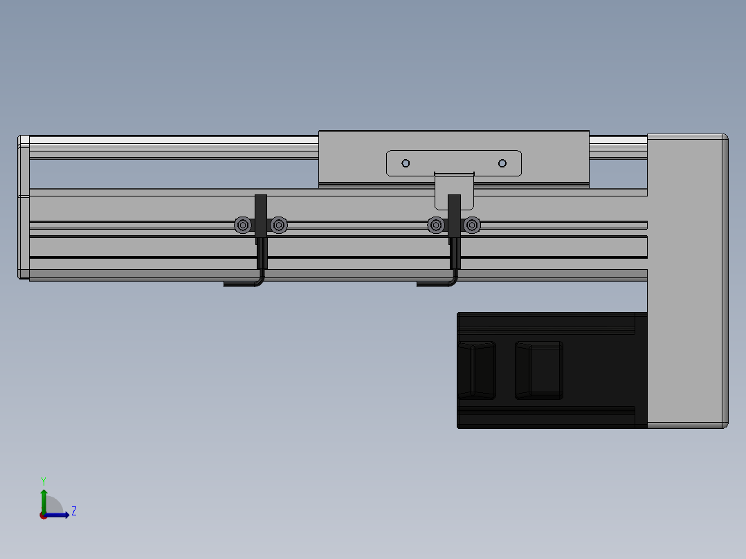 精密模组MY140-T10-100L-BM-P40B-C4-C左视图