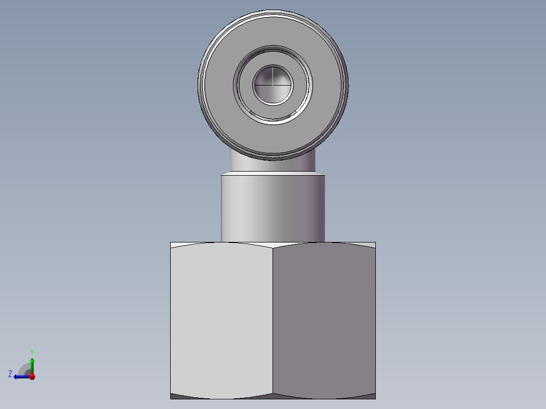 螺纹弯通APLF6-G02（2分6厘内螺纹）右视图