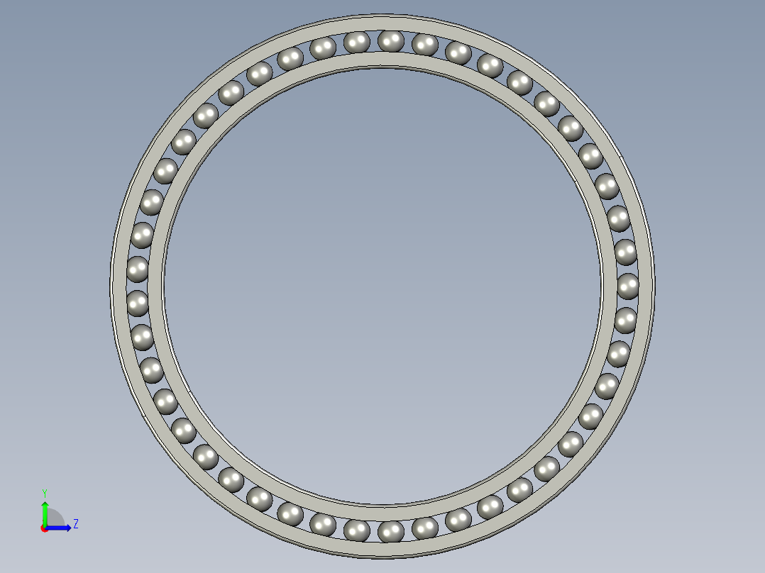 深沟球轴承61832左视图