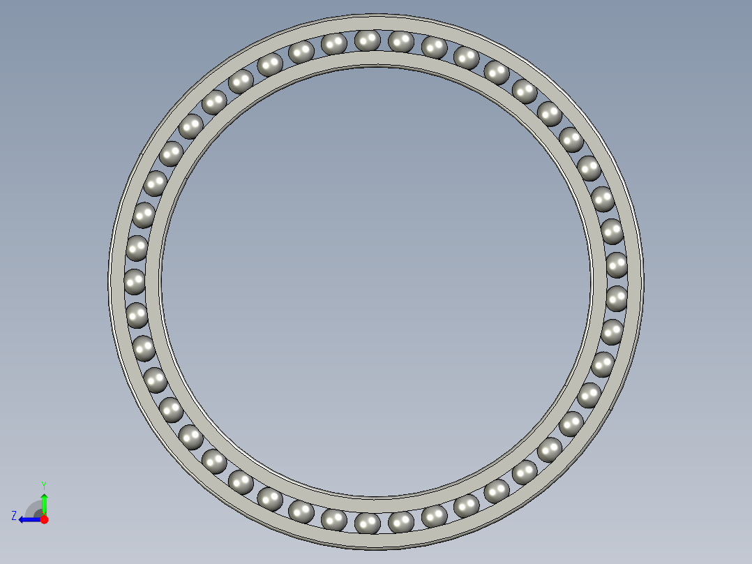 深沟球轴承61832右视图