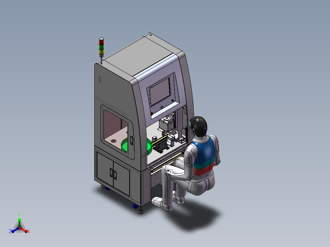超声波焊接设备sw20可编辑正等轴测图