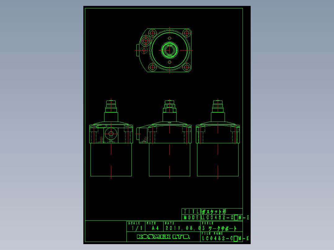KOSMEKLC0482-CxM-E多系列多零件图纸模型多系列多零件图纸模型