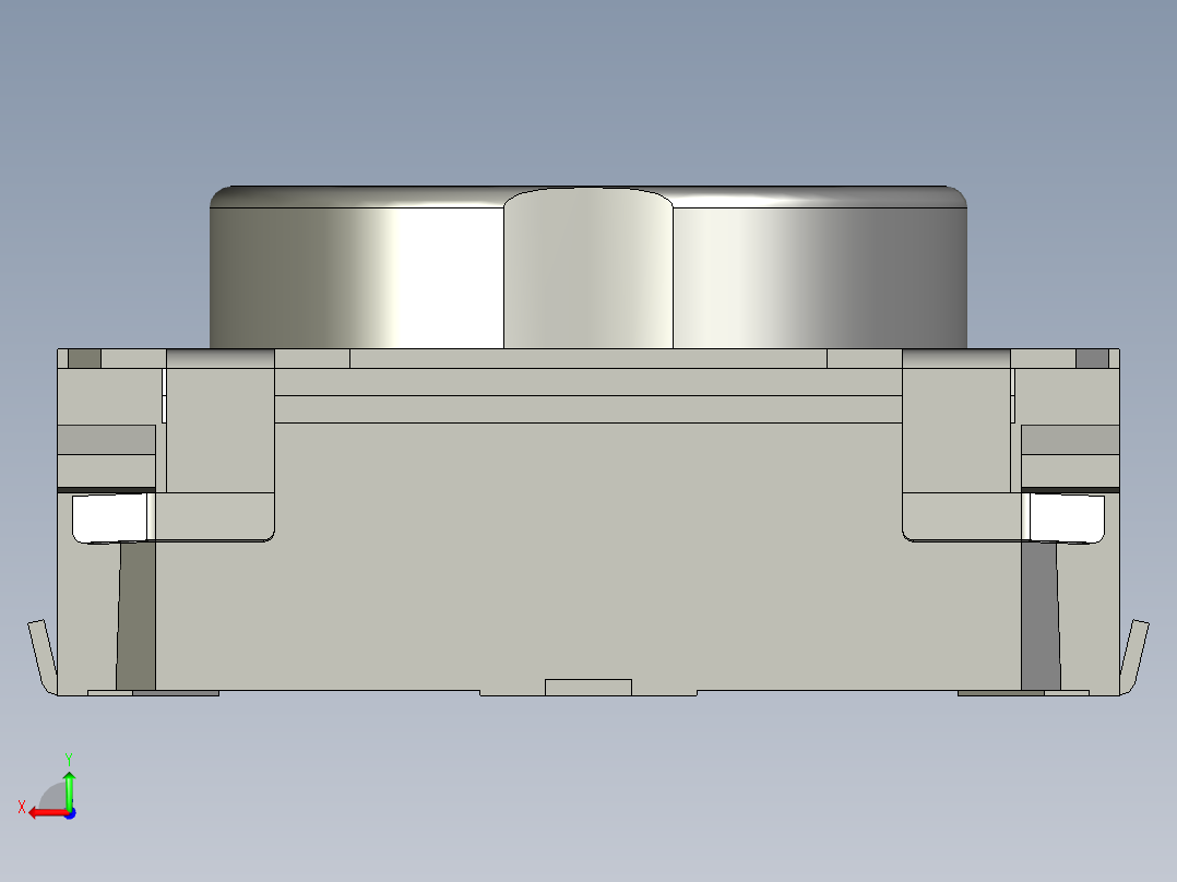 110毫米方形中空长程SMD轻触开关后视图