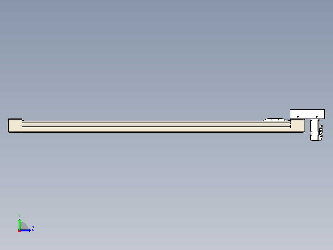 同步带全封闭直线模组TPA-HCB-65S-90-L1000-M-C-P10-N3左视图