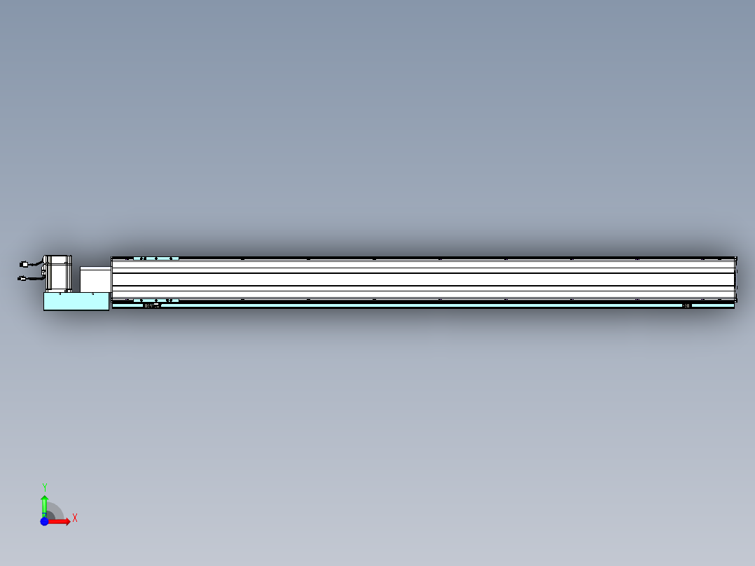 威洛博VBF同步带传动一般环境VBF14-L45-S1600-BL-ZP75-C3前视图