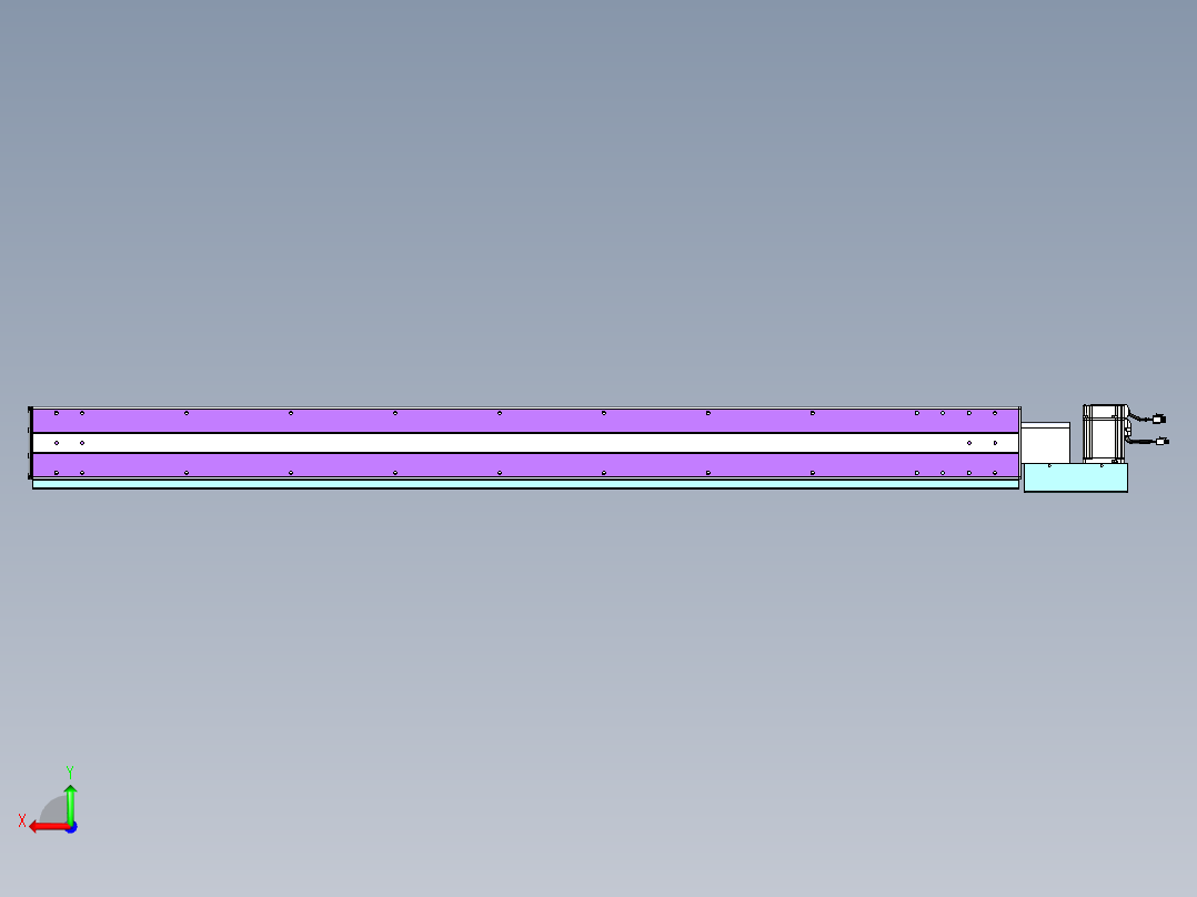 威洛博VBF同步带传动一般环境VBF14-L45-S1600-BL-ZP75-C3后视图