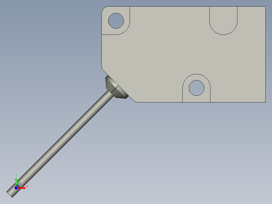 基恩士LV-H100R_kc图纸模型前视图