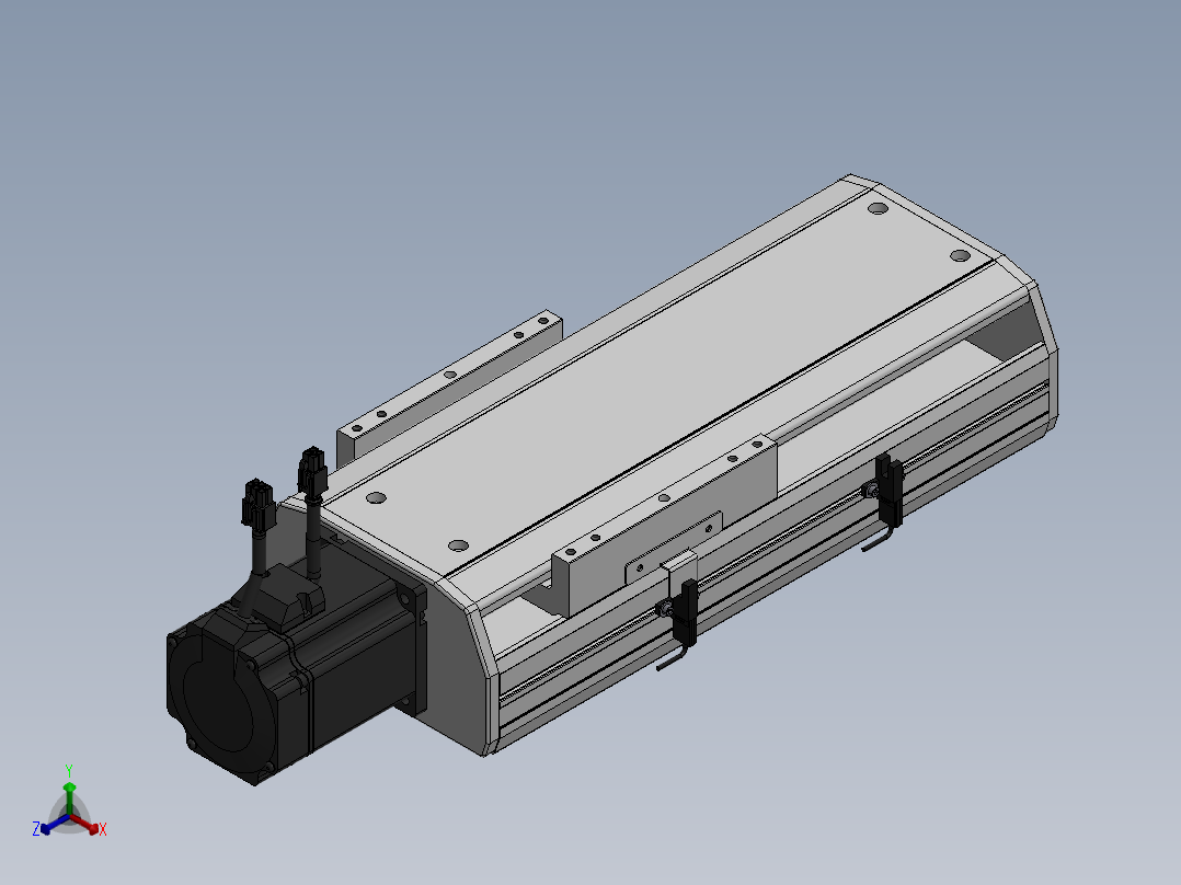 精密模组MY170-T10-150L-BC-P75B-C4-C正等轴测图