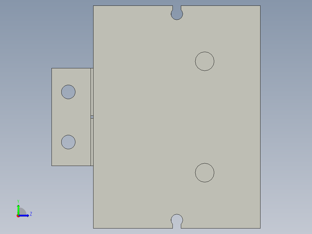 普通气爪PH08-30左视图