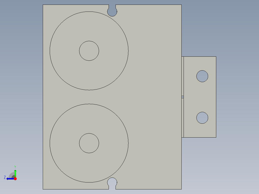 普通气爪PH08-30右视图