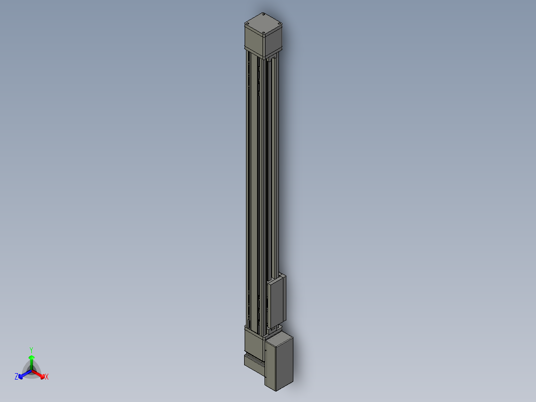 欧规系列-GB8-L96-S900-BR-P40-MS3正等轴测图