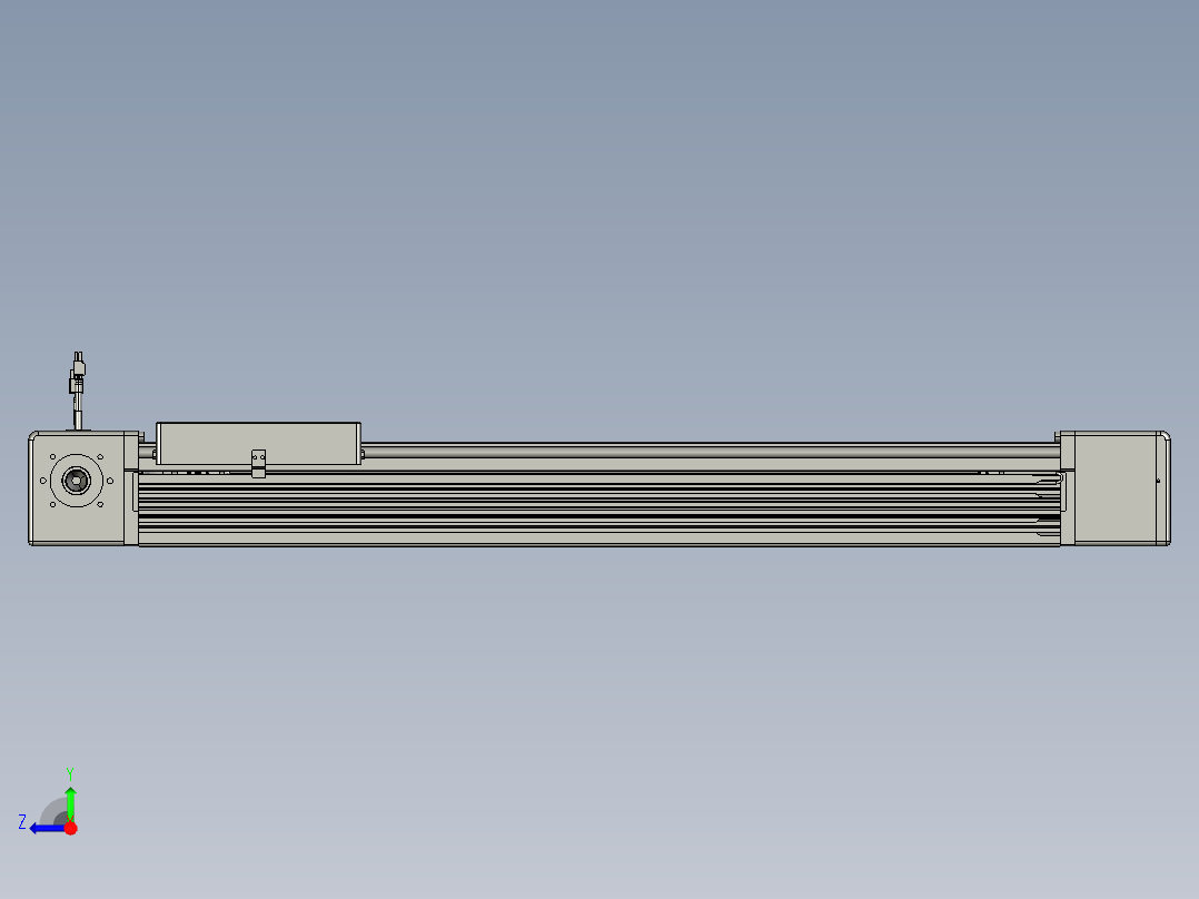 威洛博直线电机模组EB16-L208-S700-R-ZP75-MS3-5K右视图