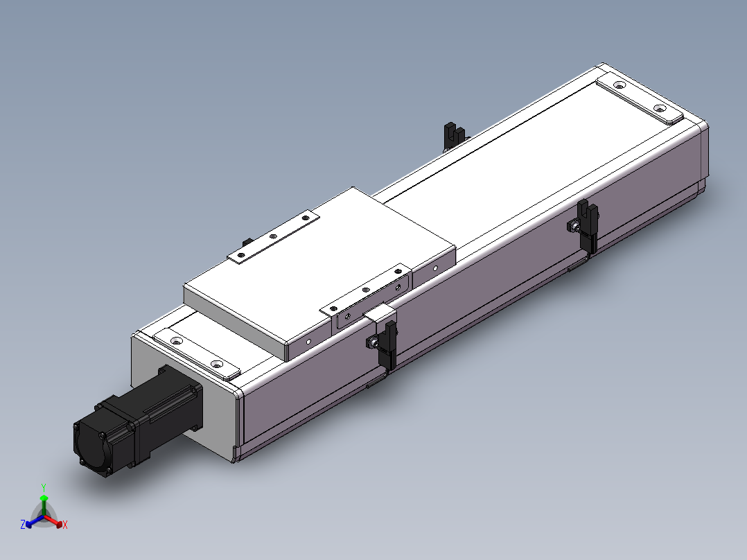 精密模组MC120-L05-200-BC-M10-C4正等轴测图