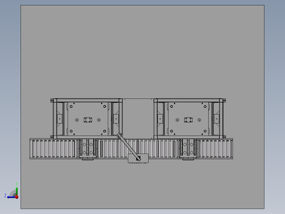 发动机缸体气水双检测测漏检具(STP)右视图