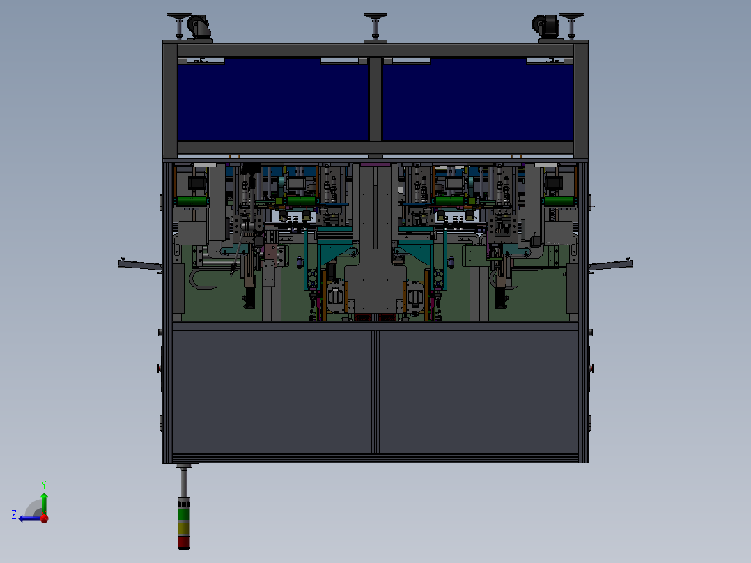 双工位自动尺寸测量机sw18右视图