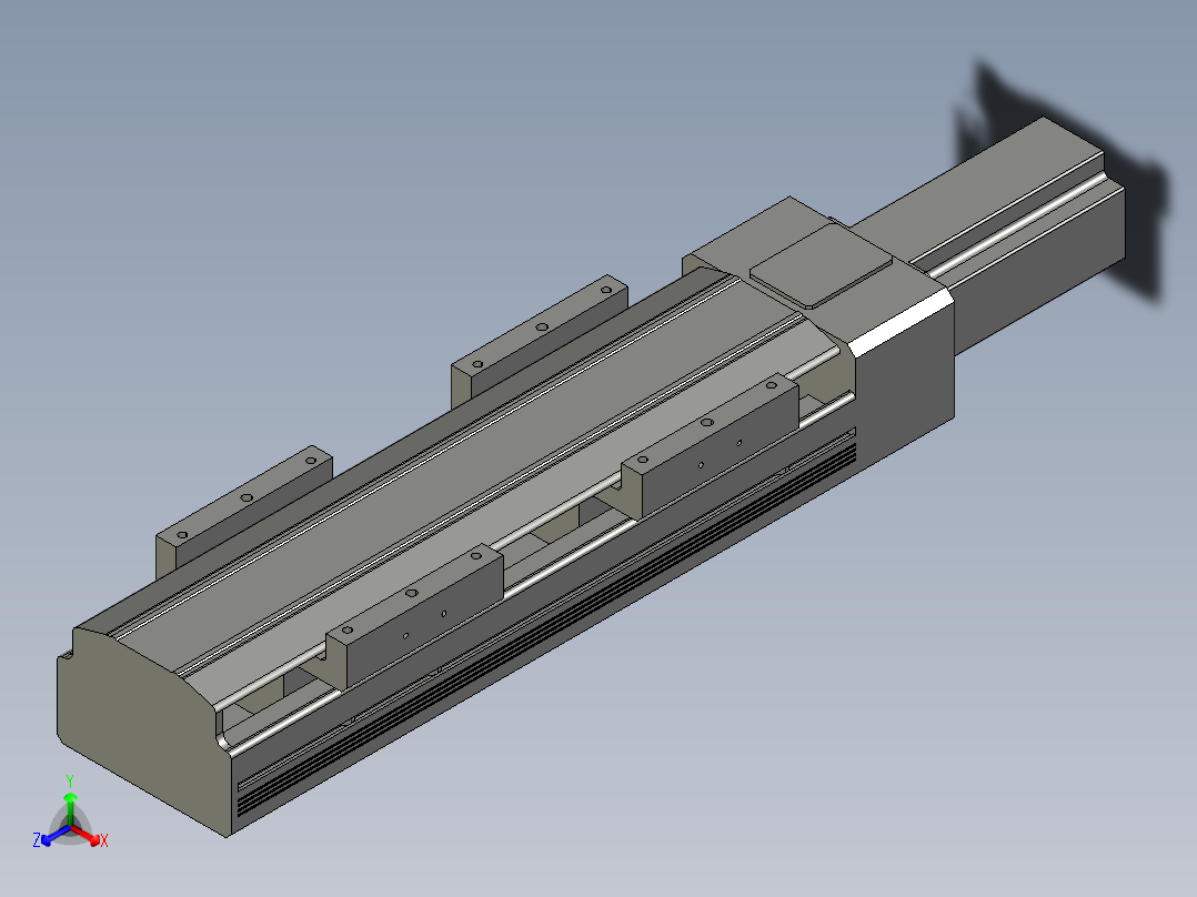 直线模组LHAT10-CA-S150-M-C3设计图纸