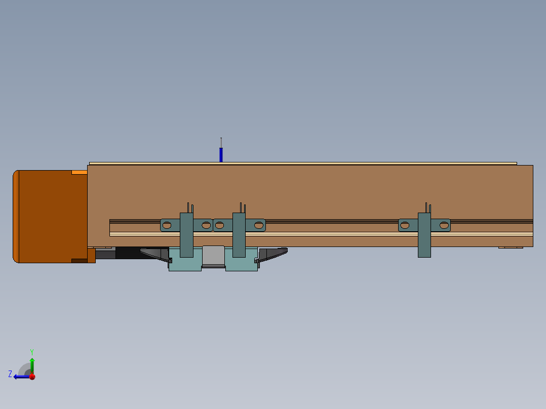 MTH丝杆半封闭模组MTH5M-BL-42右视图
