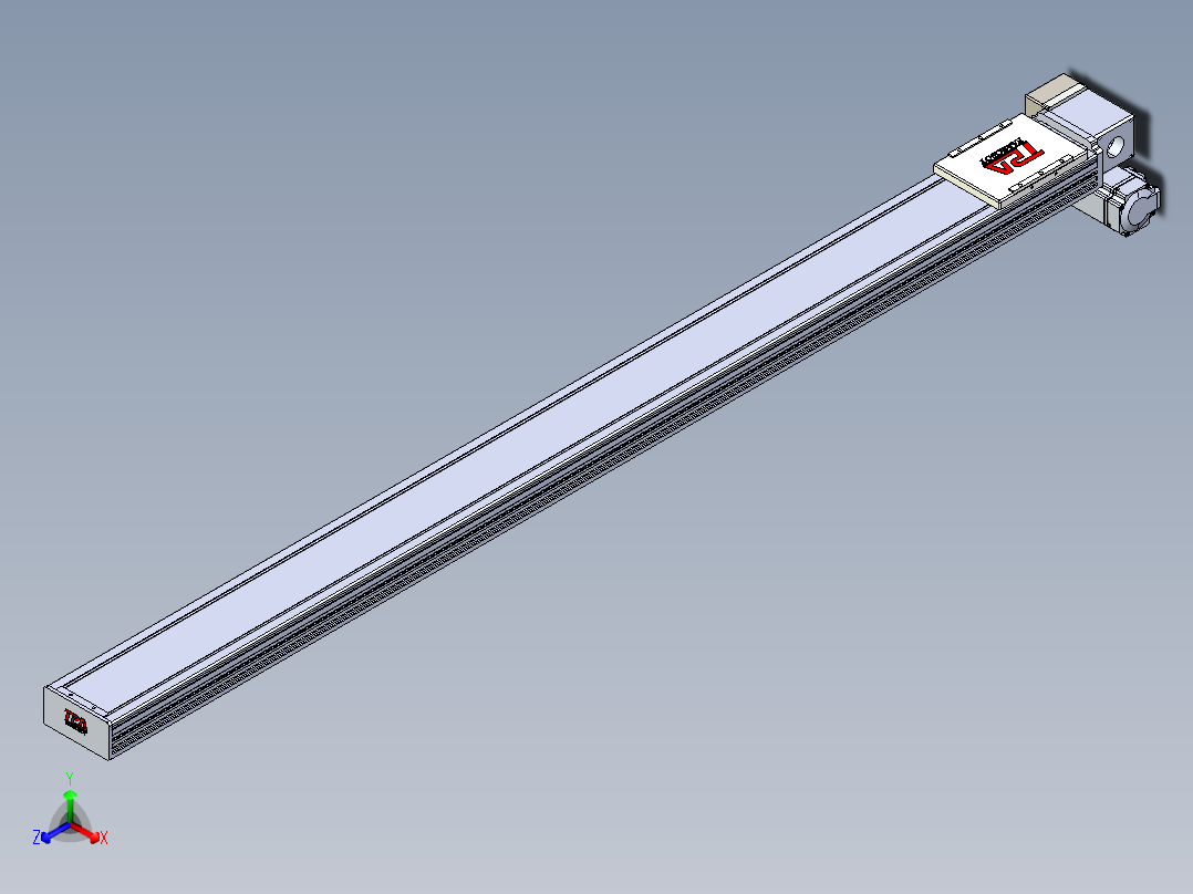 同步带全封闭直线模组TPA-HCB-110D-90-L1450-RP-Y-P40-N3