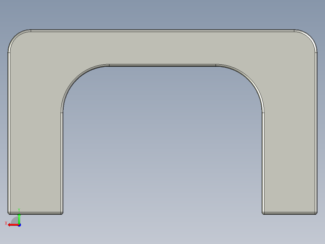 取手(鋁合金)R1-3D多系列多零件图纸模型后视图