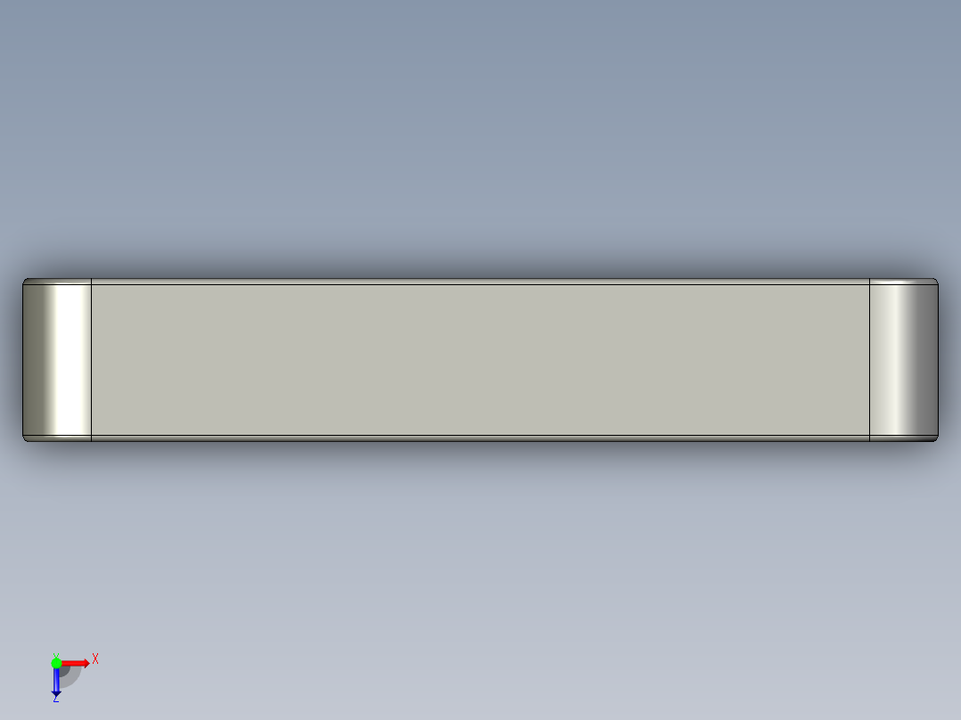 取手(鋁合金)R1-3D多系列多零件图纸模型俯视图