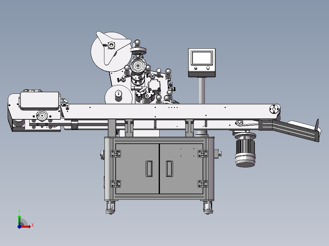 全自动贴片机 (STEP)前视图